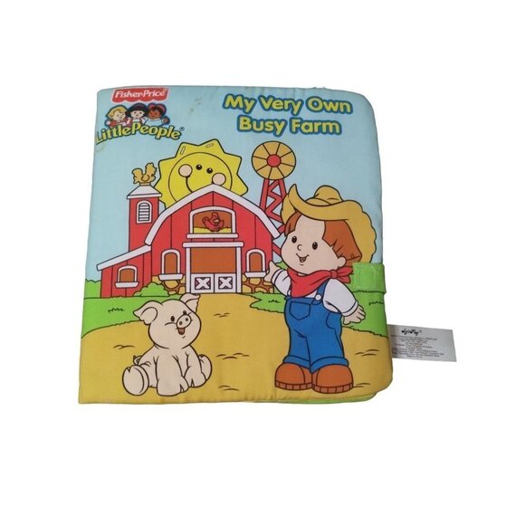 2005 Fisher Price Little People Set Story Book and Farm Animals with Barn Carryi - Picture 9 of 14